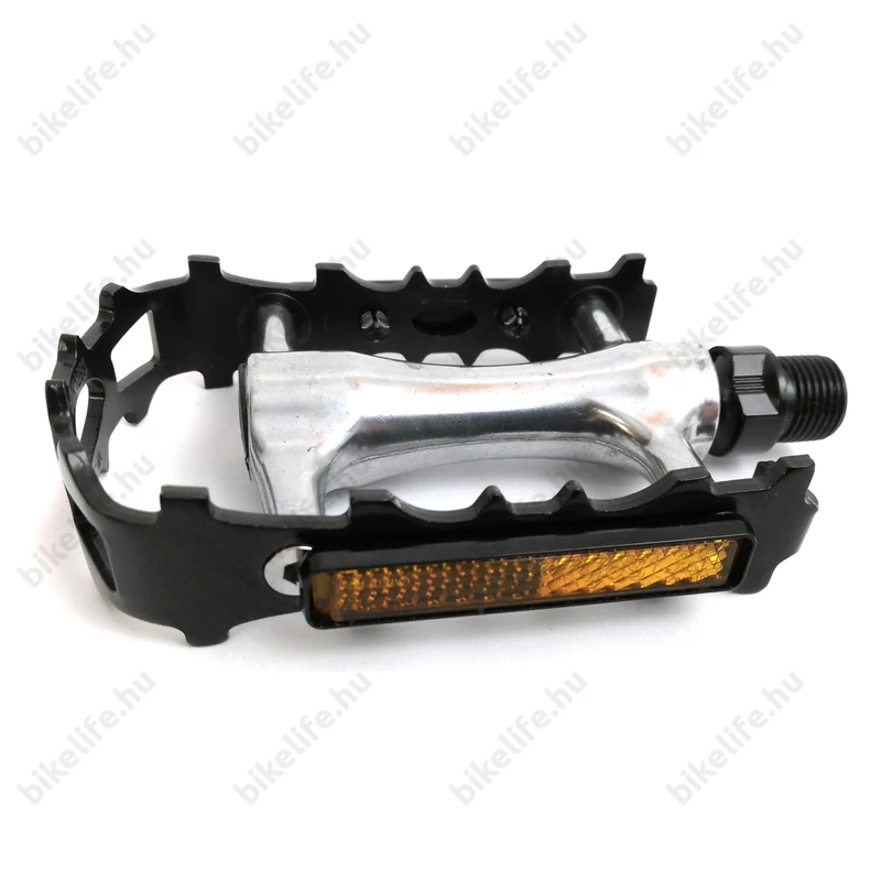 KTM Team SB mtb/trekking pedál, alu test, alu keret, golyós csapágyazás, ezüst/fekete