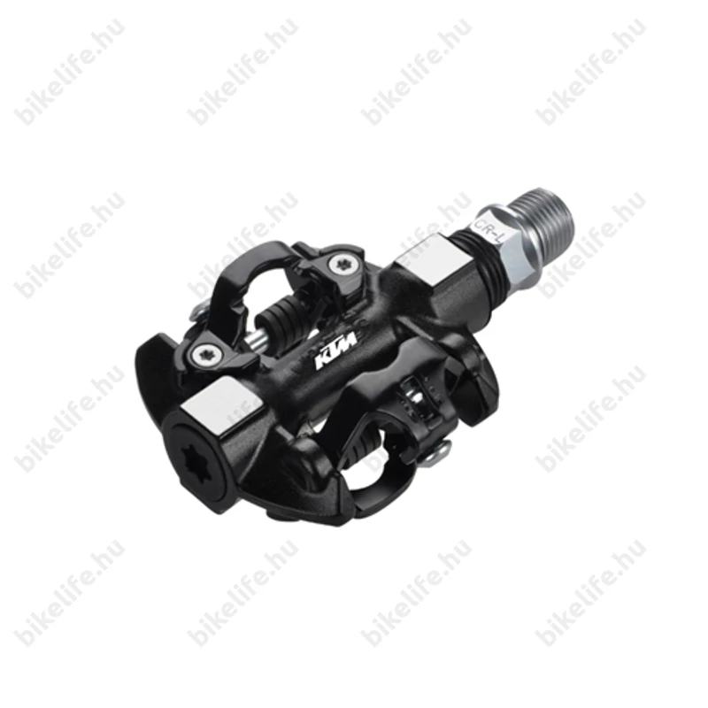 KTM SPD rendszerű MTB patentpedál alu test, CrMo tengely, ipari csapágy