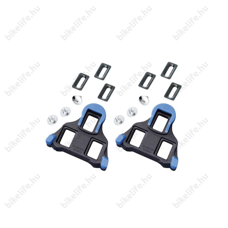 Shimano SM-SH12 pedálstopli SPD-SL kompatibilis, kék, közepesen - 2 fokban - mozgó