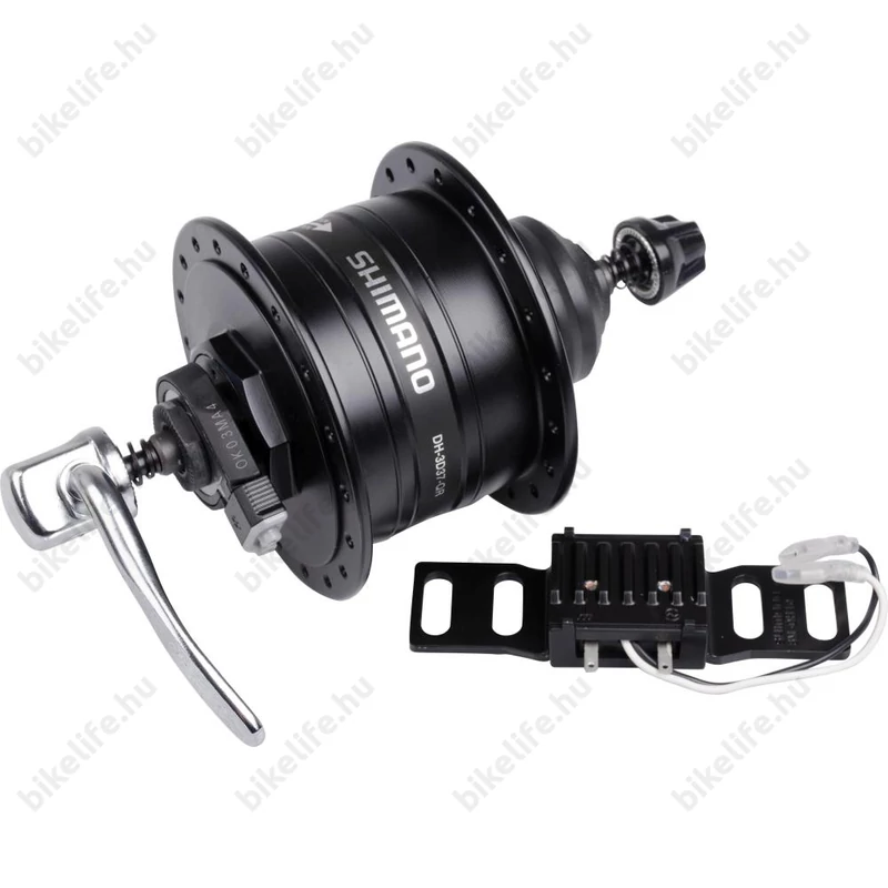 Shimano Nexus DH3D37 agydinamó 6V/3W, 36lyukas, gyorszáras, centerlock tárcsafékes, fesszabályzóval