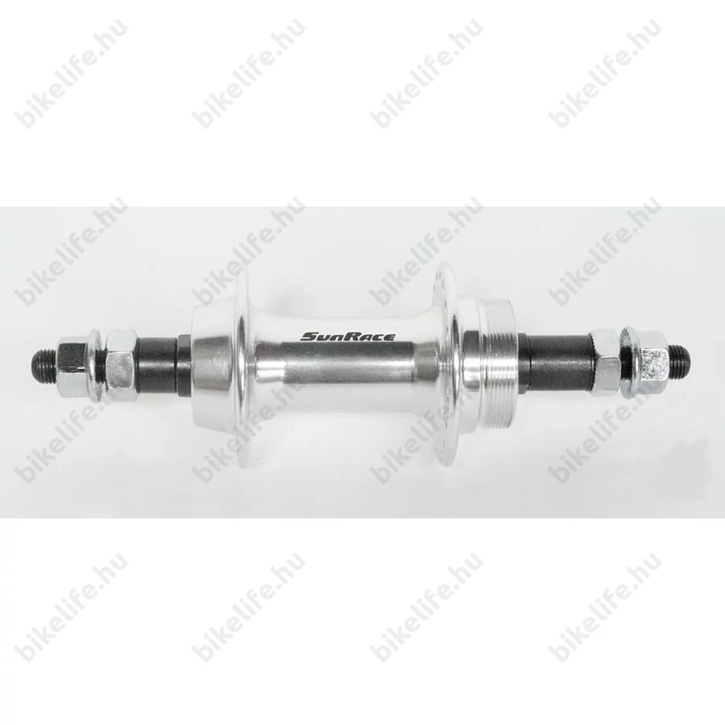 Sunrace menetes hátsó agy, anyás, 36lyukas, ezüst