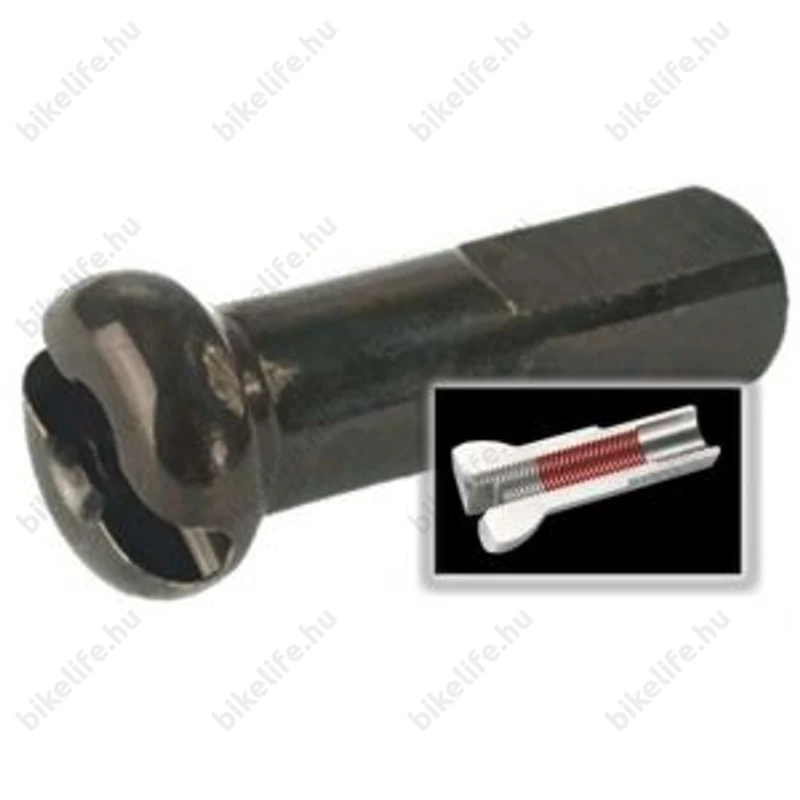 DT küllőanya réz fekete (12mm) 2mm-es küllőhöz