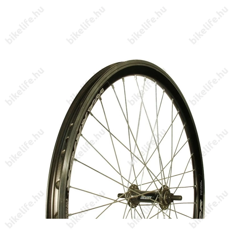 Kerék 24 MTB Első RMX vagy Warrior, duplafalú, alu agyas, fekete