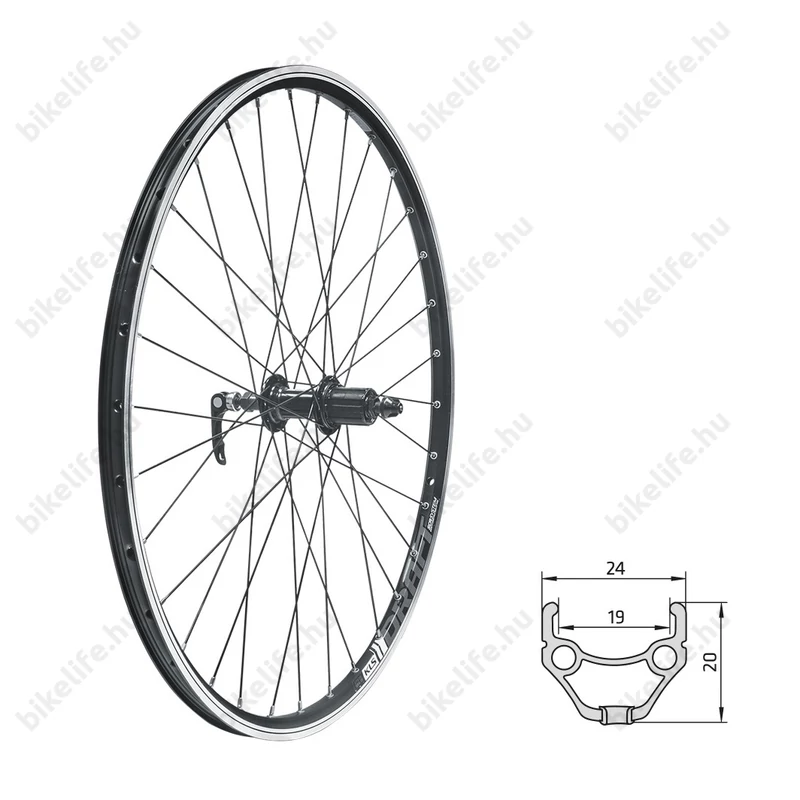 Kellys Draft MTB hátsó kerék 26