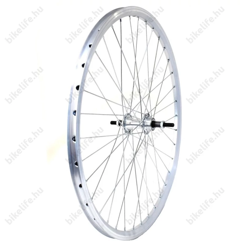 Kerék MTB hátsó Schwinn-Csepel duplafalú ezüst anyás alu agy