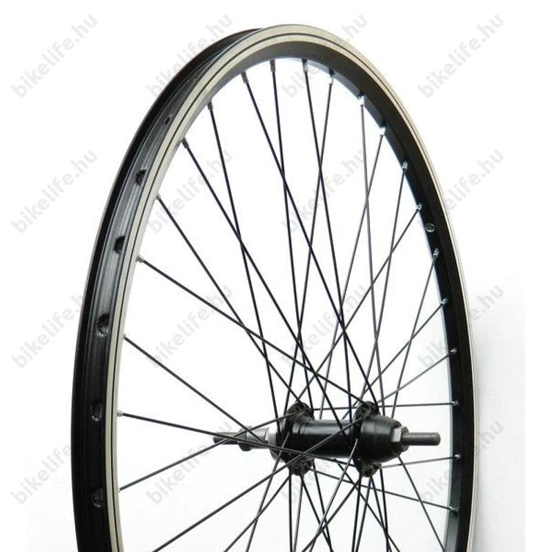 Kerék MTB hátsó Schwinn-Csepel duplafalú fekete anyás alu agy