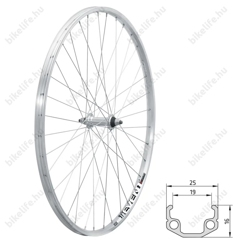 Kellys Event 28-as (622-es) első kerék anyás rögzítéssel