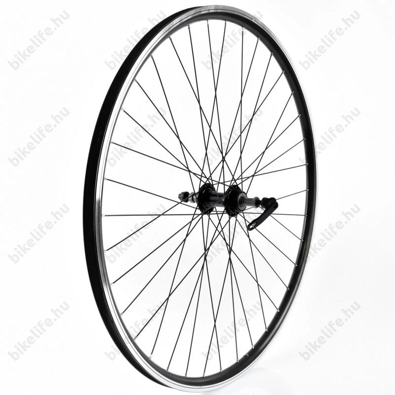 Ridepositive Action 622-es trekking hátsó kerék golyós/kónuszos duplafalú fekete gyorszáras