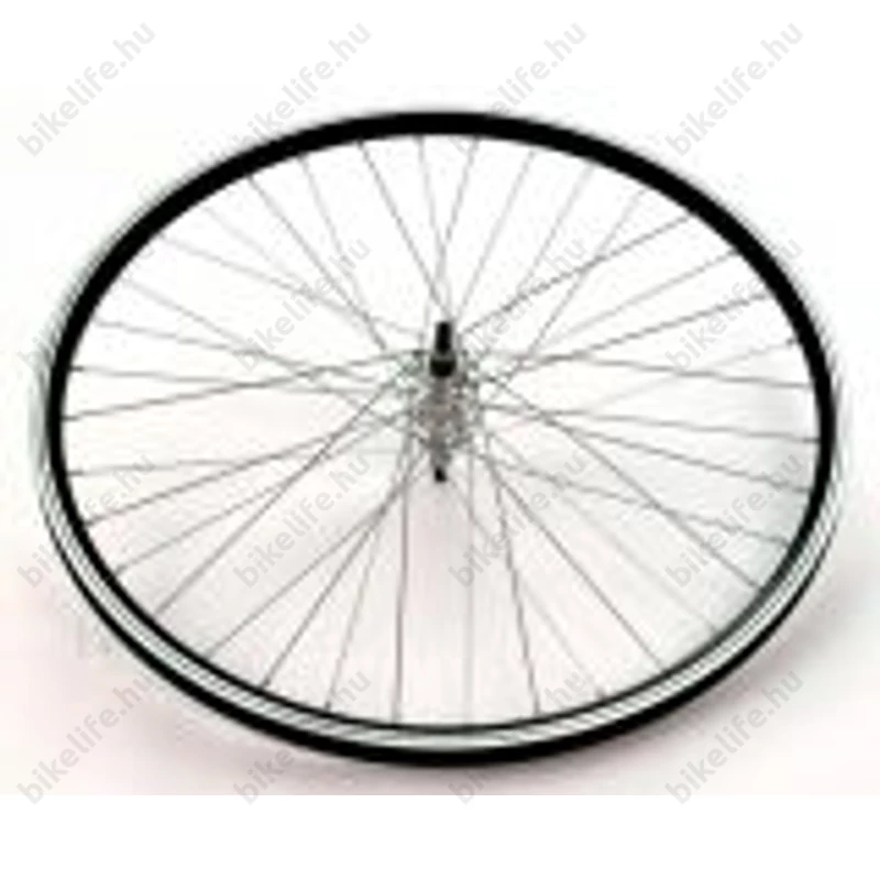 Kerék 622 első Scwinn-Csepel duplafalú fekete anyás alu agy