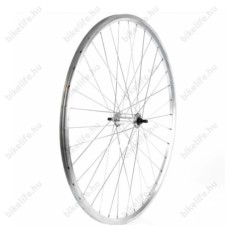 Kerék 622 első Scwinn-Csepel duplafalú ezüst anyás alu agy
