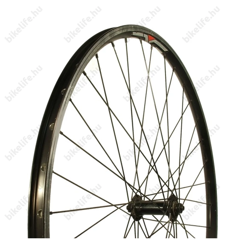 Kerék 622 első Mach Exe duplafalú,alu agy (fekete abroncs/fekete.agy)