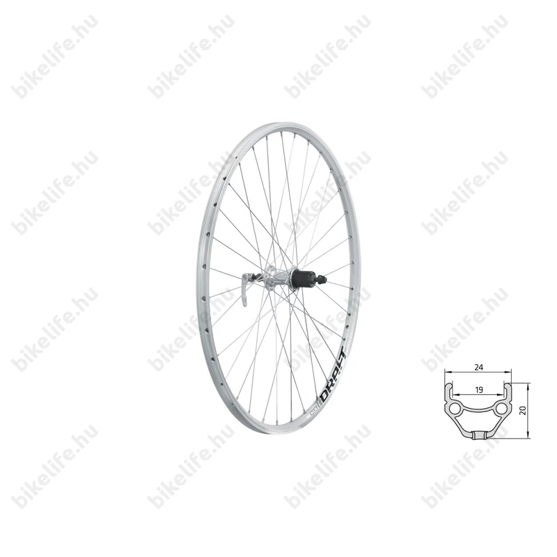 Kellys Draft hátsó kerék 622, 28/29