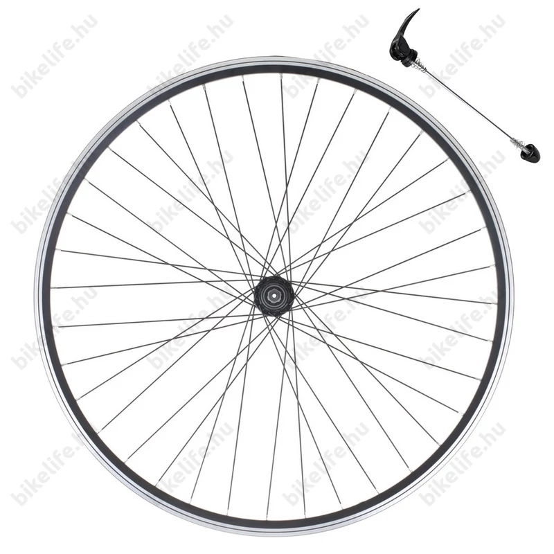 Ridepositive Cross 622-es trekking hátsó kerék iparicsapágyas gyorszáras duplafalú fekete