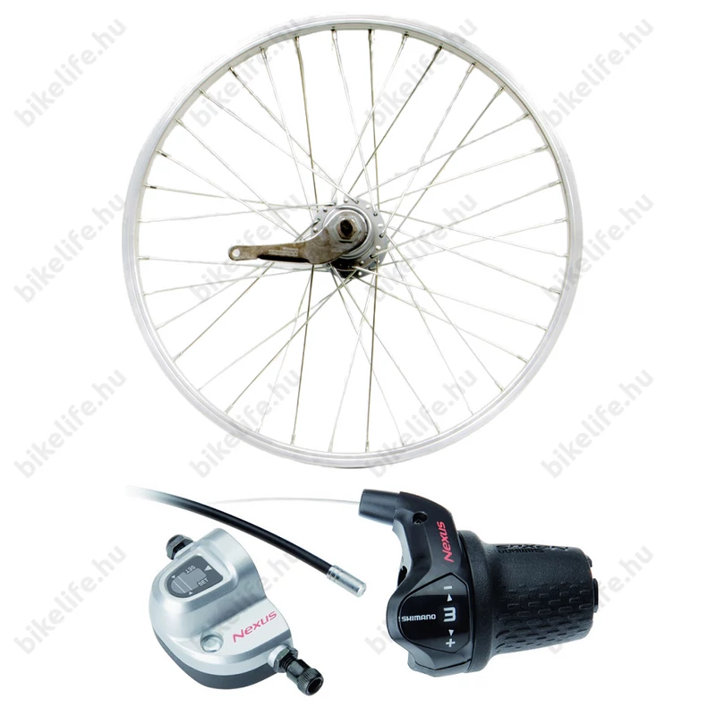 Csepel 20-as (406mm-es) Shimano Nexus 3 fokozatú agyváltós és kontrás hátsó kerék