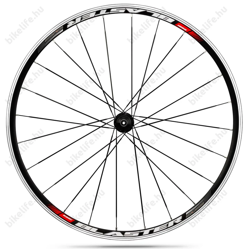 Kerék országúti Rodi Blaster első 20 küllős, ipari csapágyas, fekete