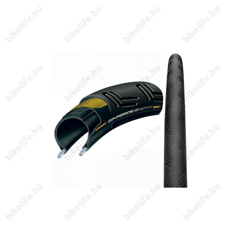 Continental Grand Prix Force 25-622mm országúti köpeny Skin hajtogatható, fekete