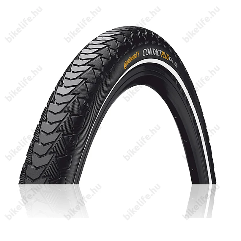 Continental Contact Plus 32-622mm trekking/cross köpeny fekete, reflexcsíkkal, Safety +