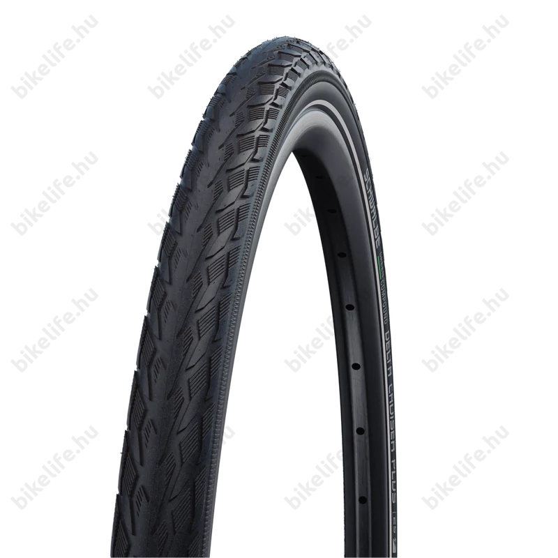 Schwalbe Delta Cruiser Plus 37-622mm trekking/cross köpeny Puncutre Guard, Green Comp., reflex