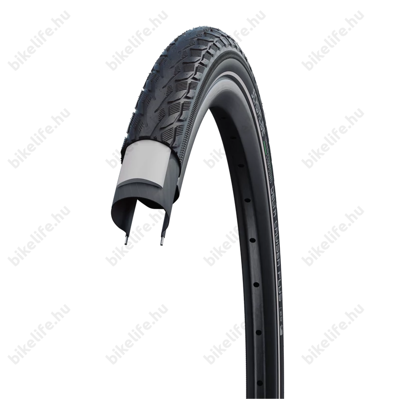 Schwalbe Delta Cruiser Plus 37-622mm trekking/cross köpeny Puncutre Guard, Green Comp., reflex