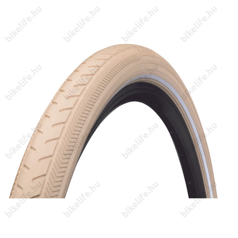 Continental Ride Classic 42-622 trekking köpeny, krém, reflexcsíkkal