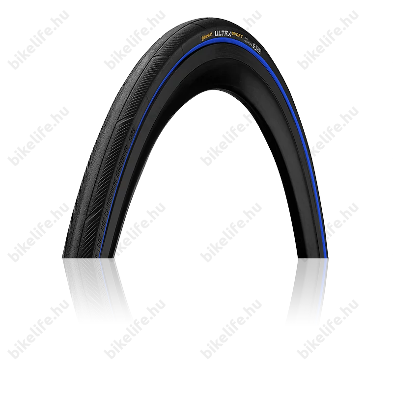 Continental Ultra Sport III 23-622mm országúti köpeny Skin hajtogatós, kék oldalfalú