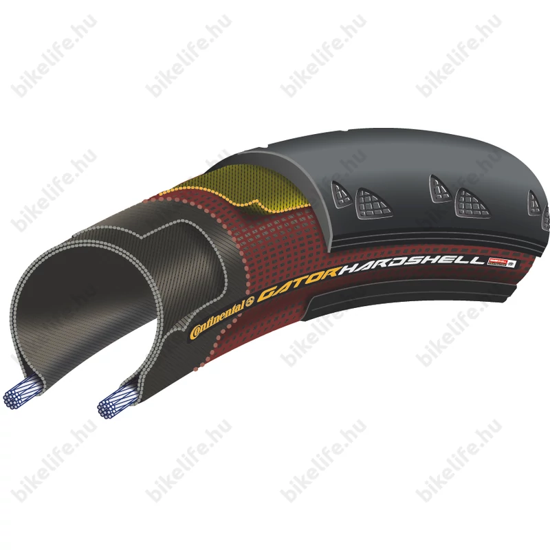 Continental Gator Hardshell 32-622 vagy 700x32C Protection drótperemes fekete