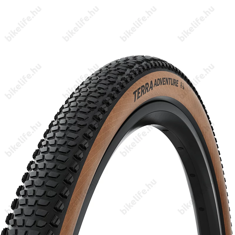 Continental Terra Adventure Trail Grip 50-622mm  köpeny Skin, Tubeless Ready, hookless kompatibilis fekete/transparent