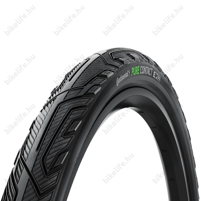 60-584 Continental Pure Contact összehajtható köpeny extrém defektvédelemmel és kimagasló kopásállósággal grafit reflexcsíkkal 27,5x2,4