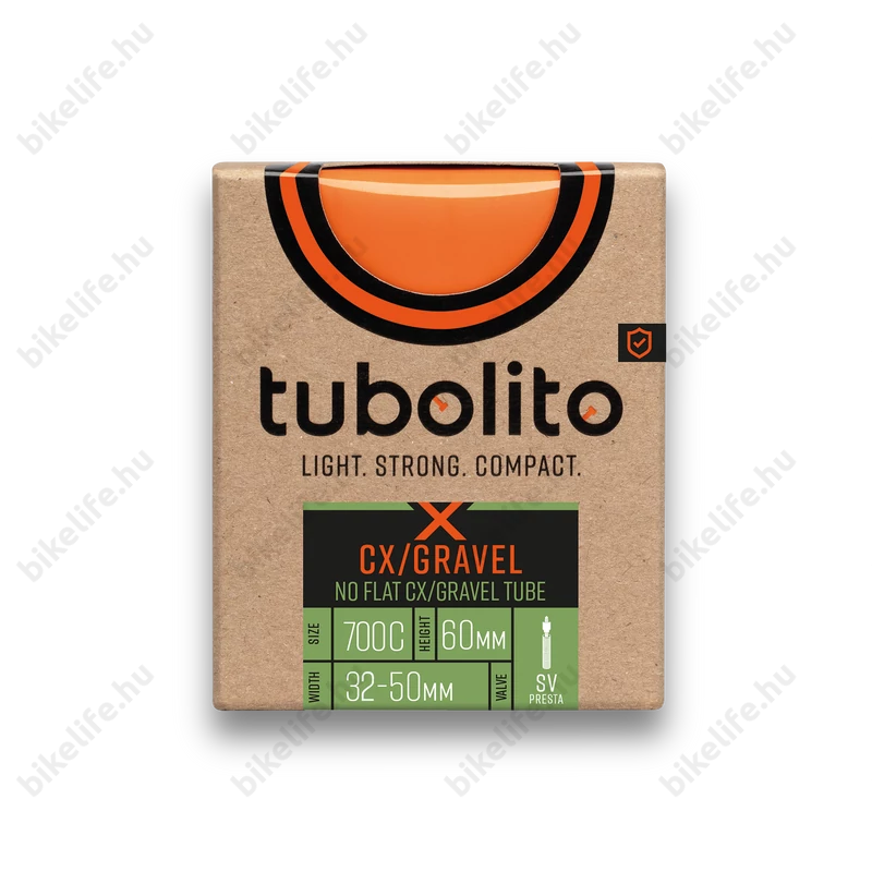 Tubolito X-Tubo Gravel/CX országúti tömlő 622-32/50 60mm SV szelep, 130 gramm, defektálló