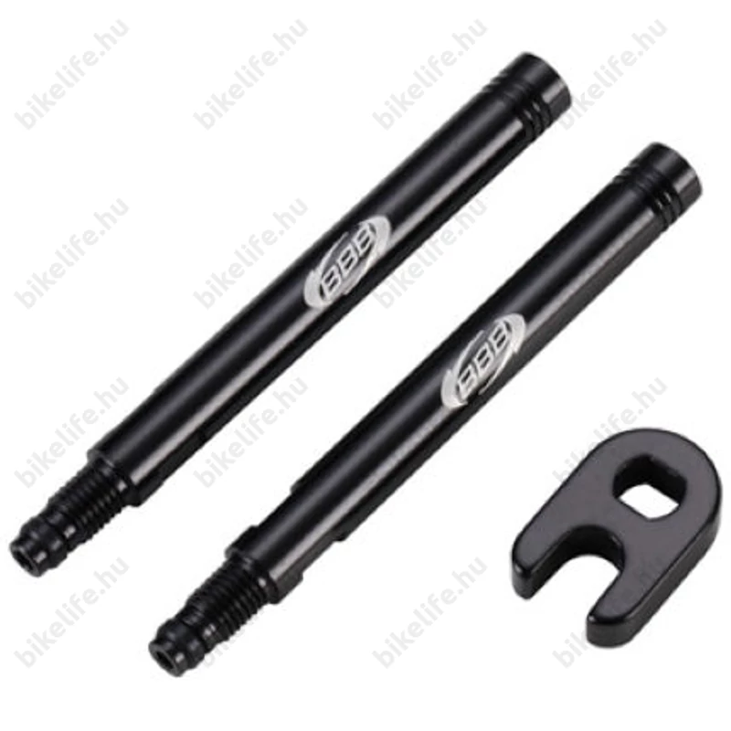 BBB BTI-99 szelephosszabbító presta szelephez, 50 mm-es, 2 darabos szett, fekete