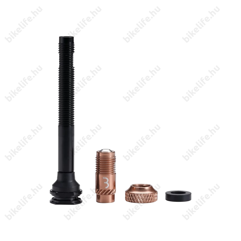 BBB CoreCap Al Valve tubeless szelep BTI-166 presta 60mm réz párban letekerhető szeleppel