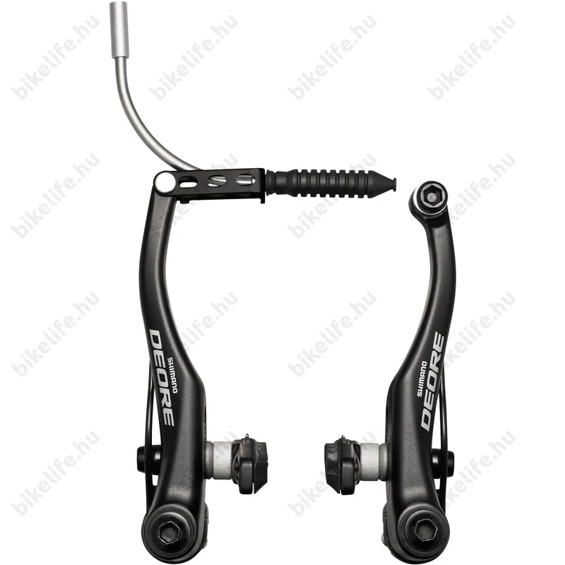 Shimano Deore V-fék BR-T610 fekete csavarral és fékpipával (Shimano dobozos csomagolás)