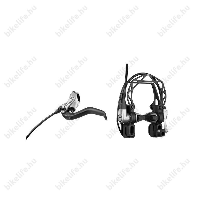 Magura HS33 EVO2 hidraulikus abroncsfék komplett első vagy hátsó szett, ezüst