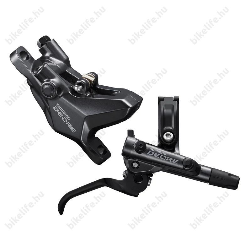 Shimano Deore M6100 hidraulikus tárcsafékszett, 1700mm-es fékcsővel, fekete hátsó
