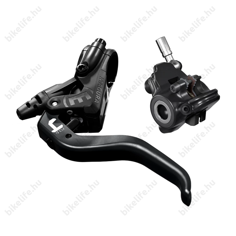 Magura MT4 FM hidraulikus tárcsafék 2 dugattyús, Carbotecture test, 2200mm fékcső, Flat Mount felfogatás