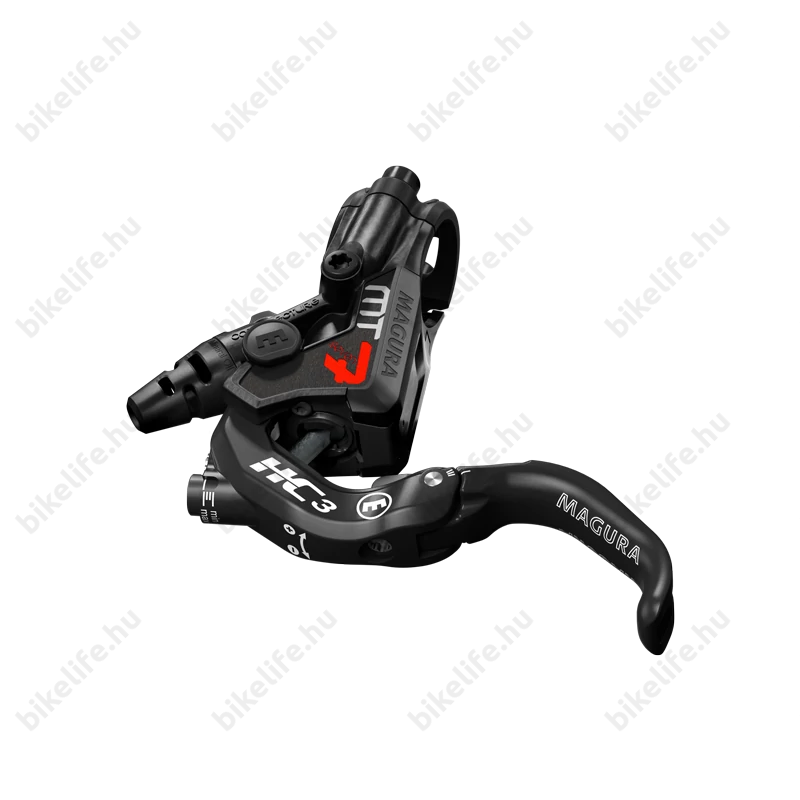 Magura MT7 HC3 RED Special Edition hidraulikus tárcsafék 4 dugattyús, Power Storm HC 203mm tárcsa, első+hátsó