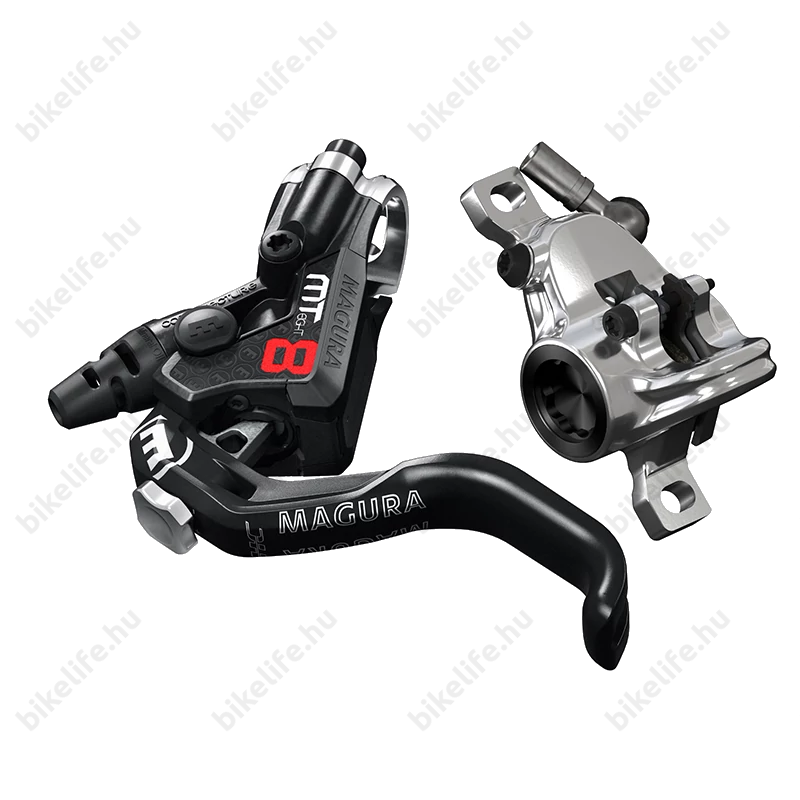 Magura MT8 PRO hidraulikus tárcsafék 2 dugattyús, Carbotecture SL féktest, 2200mm fékcső