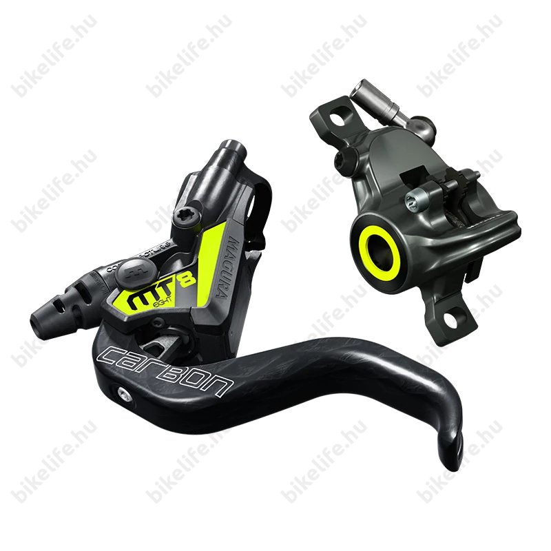 Magura MT8 SL hidraulikus tárcsafék 2 dugattyús, Carbotecture SL féktest, karbon fékkar, 2200mm fékcső