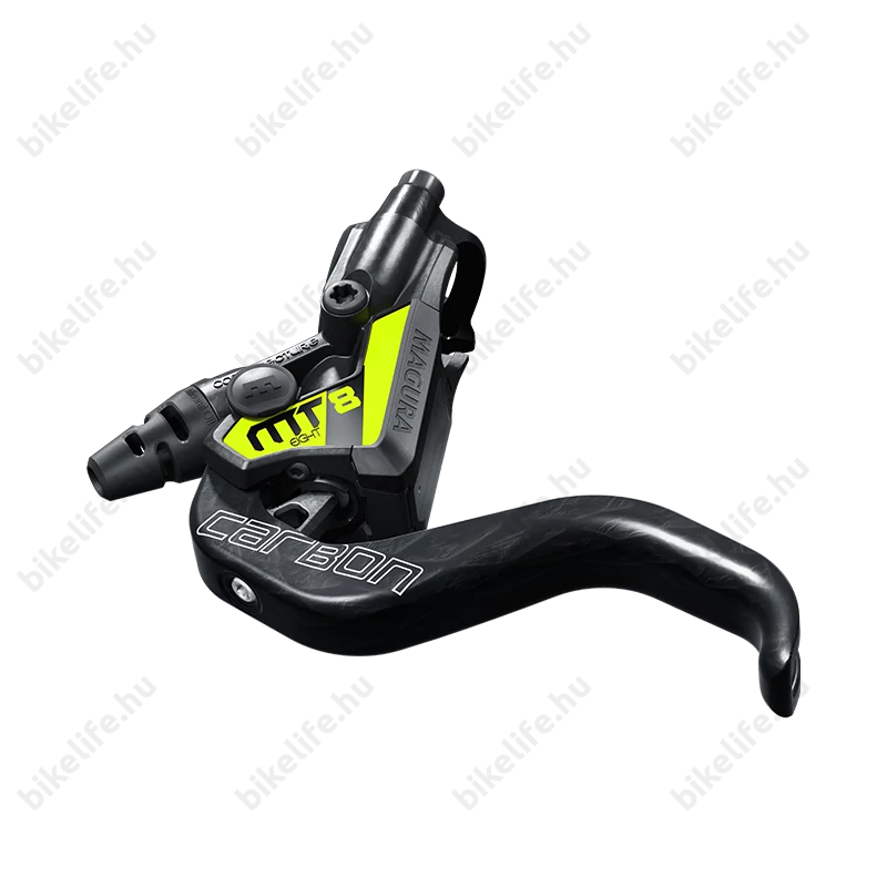 Magura MT8 SL FM hidraulikus tárcsafék 2 dugattyús, Carbotecture SL féktest, karbon fékkar, 2200mm fékcső, Flat Mount felfogatás