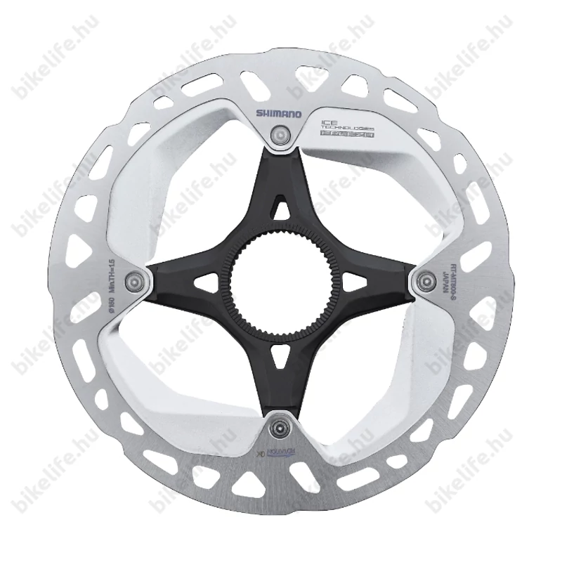 Fék tárcsa Shimano Deore XT RT-MT800-S 160mm Centerlock  IceTech FREEZA