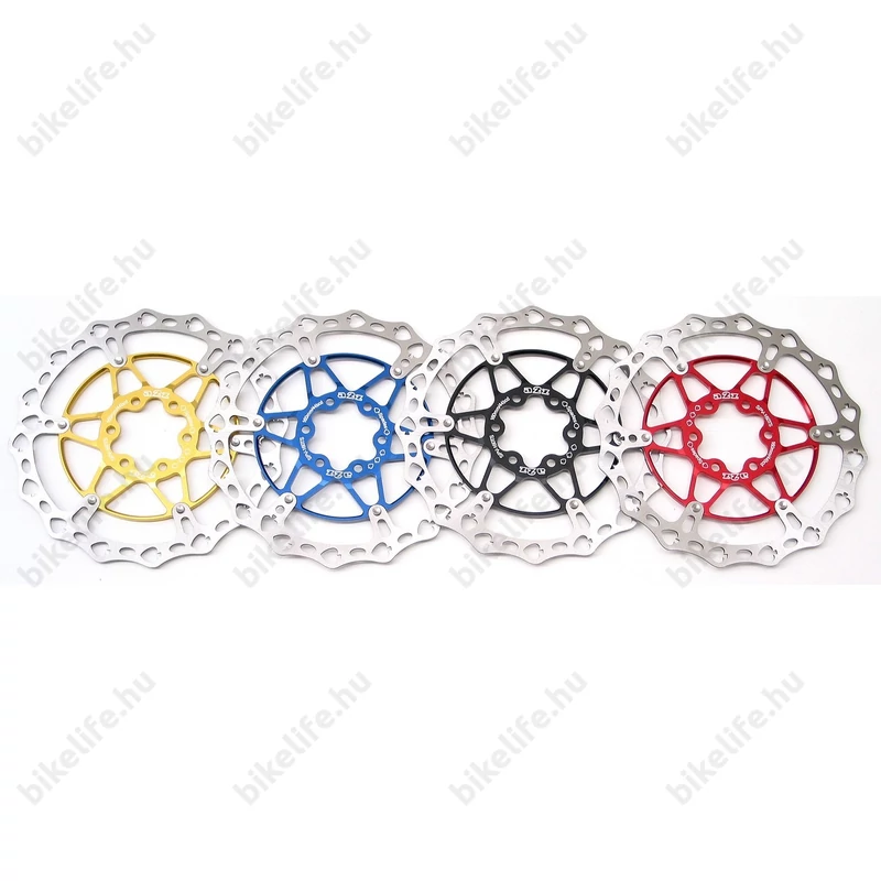 Fék tárcsa A2Z Teppan Yaki SPV-TS 160mm, fekete CNC-zett alu csillaggal