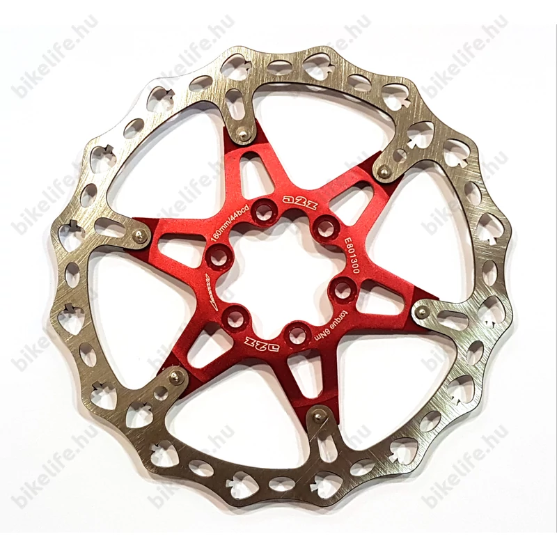 A2Z féktárcsa Teppan Yaki ATS 160mm, pikk mintával, alu csillaggal