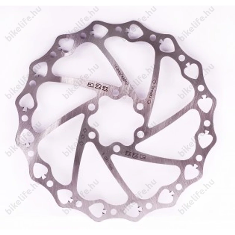 Fék tárcsa A2Z Teppan Yaki SPV-S 160mm, pikk mintával, ezüst