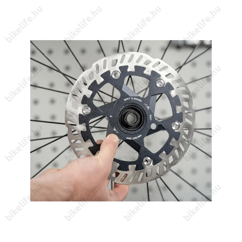 Magura MDR-P CL féktárcsa Centerlock felfogatás, átütőtengelyes agyhoz, alubakos 180mm