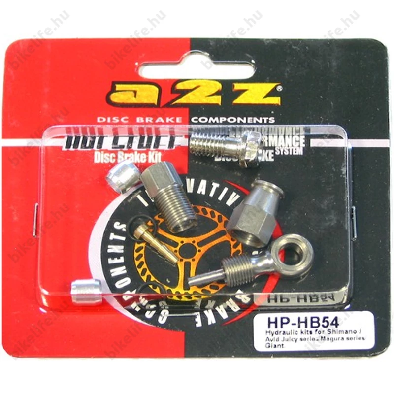 Fékalkatrész A2Z hidraulikus csőcsatlakozó szett Shimano/Avid Juicy/Magura/Giant