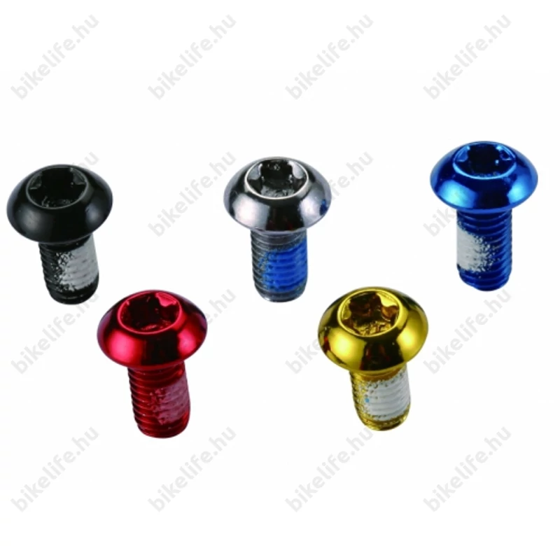 Ashima csavar féktárcsához acél, piros, 12db