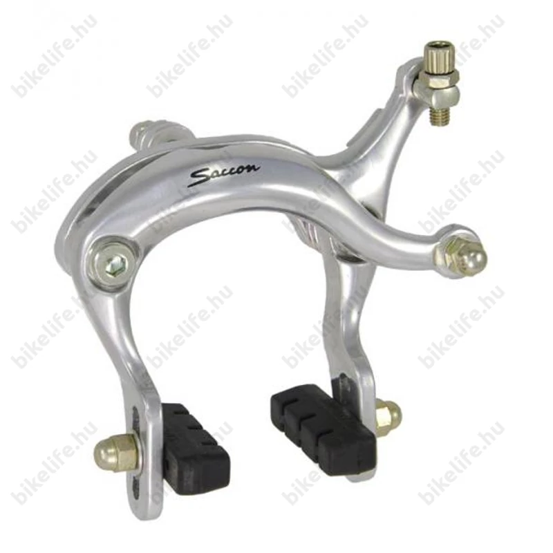 Fékpatkó első Saccon Sencro 60/81mm ezüst kétforgópontos