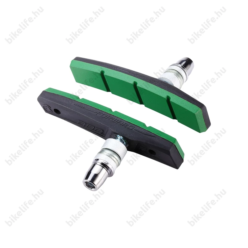 Menetes (csavaros) fékpofa BBB Estop BBS-04E Ebike-hoz,zöld