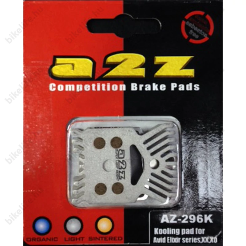 Tárcsafékbetét A2Z AZ-296K Avid Elixir és XX, szinteres, Light, hűtőbordás