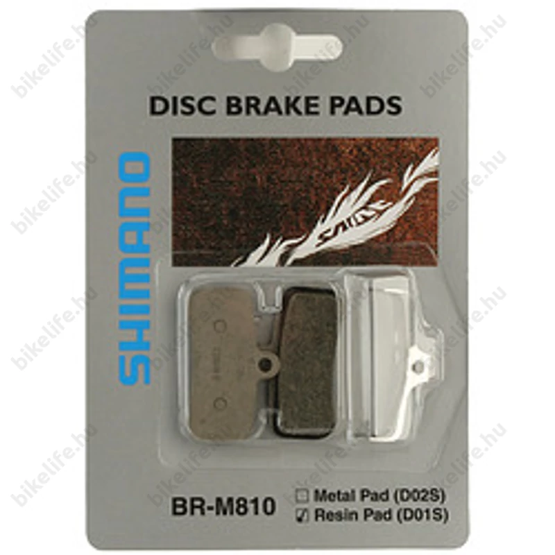 Tárcsafékbetét Shimano D02S szineres M820/M810/M640
